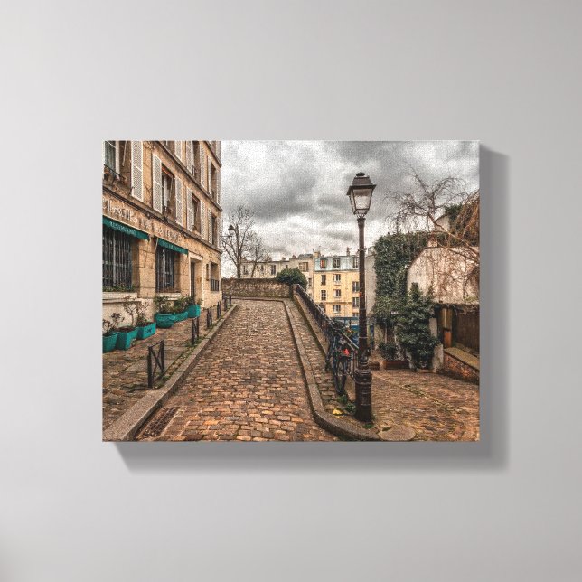 Montmarte, Paris  Canvas Print (Front)