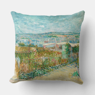 Montmartre, Behind the Moulin de la Galette, Paris Cushion