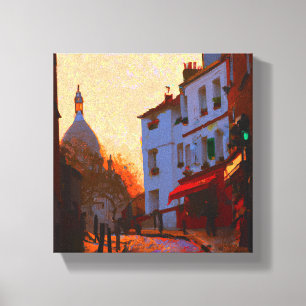 Montmartre Early Morning Light Canvas Print