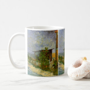 Montmartre Path and Sunflowers by Vincent van Gogh Coffee Mug