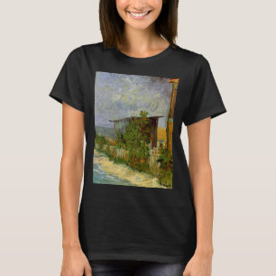 Montmartre Path and Sunflowers by Vincent van Gogh T-Shirt