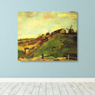 Montmartre: Quarry, the Mills by Vincent van Gogh Canvas Print