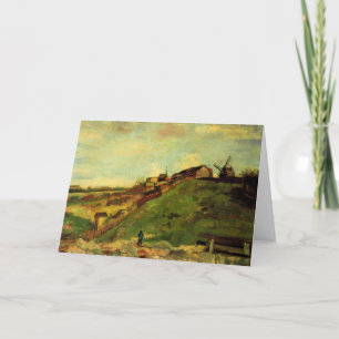 Montmartre: Quarry, the Mills by Vincent van Gogh Card