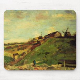 Montmartre: Quarry, the Mills by Vincent van Gogh Mouse Mat