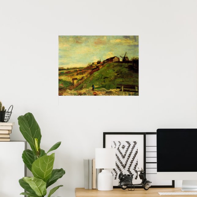 Montmartre: Quarry, the Mills by Vincent van Gogh Poster (Home Office)
