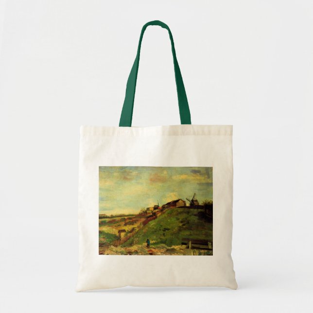 Montmartre: Quarry, the Mills by Vincent van Gogh Tote Bag (Front)