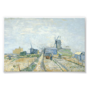Montmartre: windmills and allotments photo print