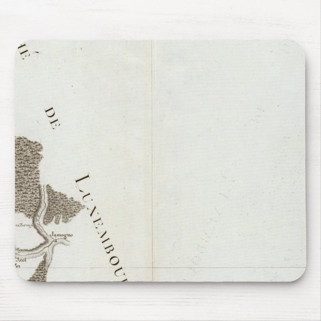 Montmedy, Longwy, Bouillon Mouse Mat (Front)