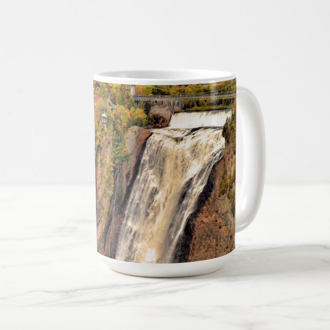 Montmorency Falls Canada stylised Coffee Mug (Front Right)