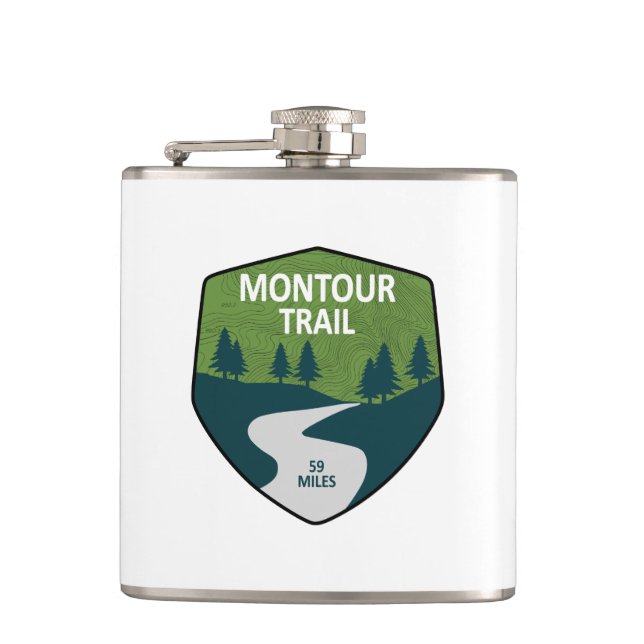 Montour Trail Hip Flask (Front)