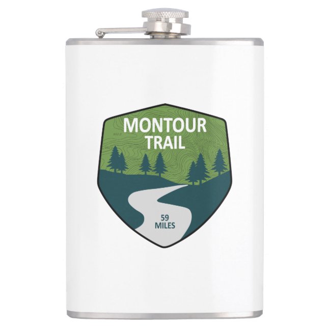 Montour Trail Hip Flask (Front)