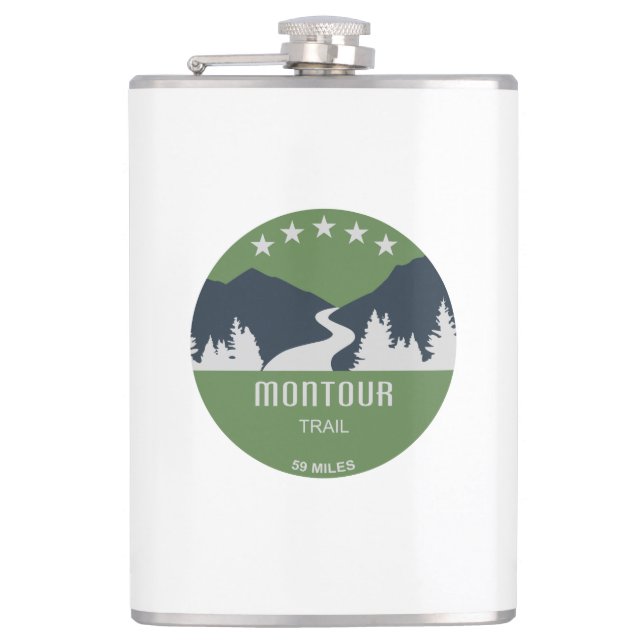 Montour Trail Hip Flask (Front)