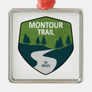 Montour Trail Metal Tree Decoration