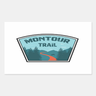 Montour Trail Rectangular Sticker