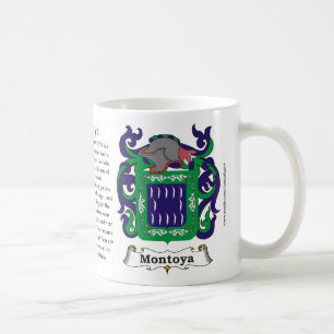 Montoya Family Coat of Arms Mug