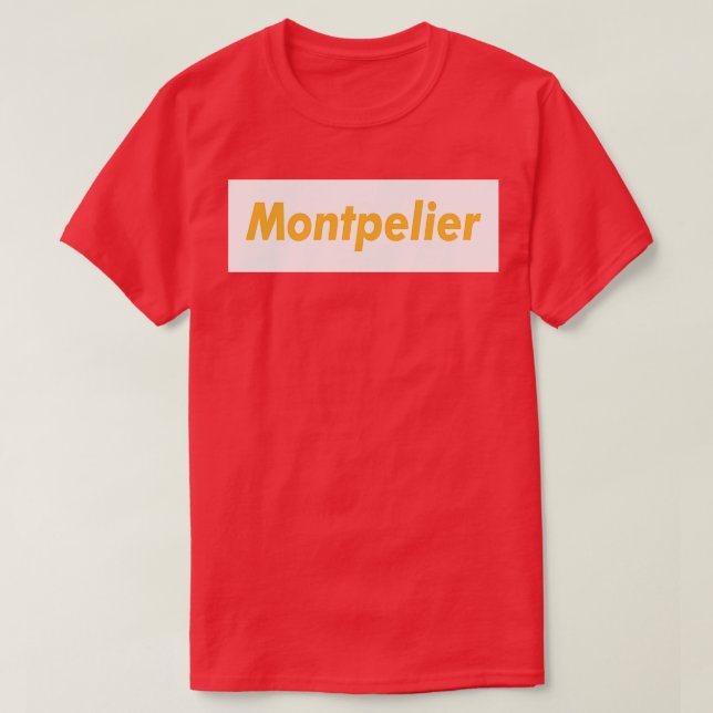 Montpelier Meat Brown TShirt (Design Front)