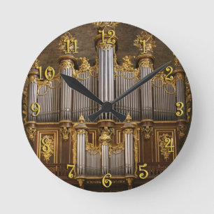 Montpelier organ round clock