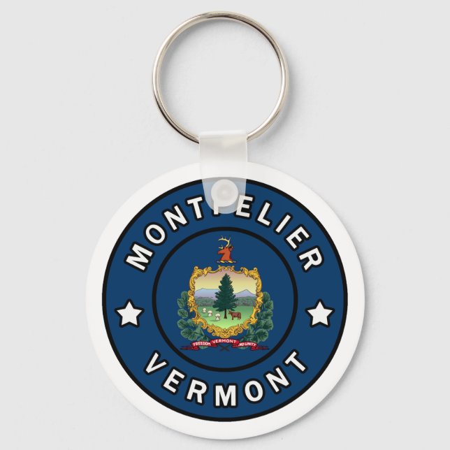 Montpelier Vermont Key Ring (Front)