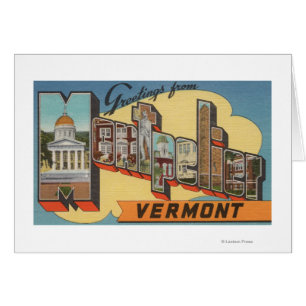 Montpelier, Vermont - Large Letter Scenes