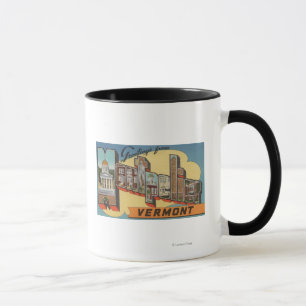Montpelier, Vermont - Large Letter Scenes Mug