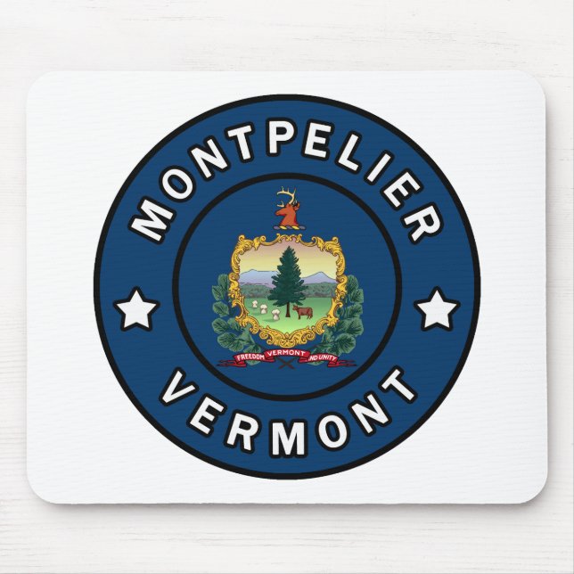 Montpelier Vermont Mouse Mat (Front)
