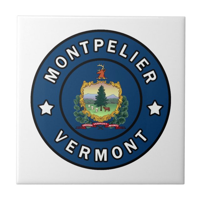 Montpelier Vermont Tile (Front)