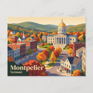 Montpelier, Vermont, USA Postcard