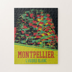 Montpellier Architecture illustration France Jigsaw Puzzle
