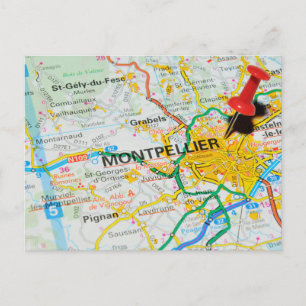 Montpellier, France Postcard