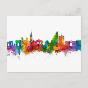 Montpellier France Skyline Postcard