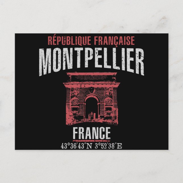 Montpellier Postcard (Front)