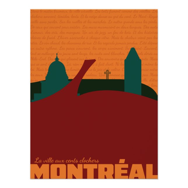 Montrea, Canada - Wall Art Poster (Front)