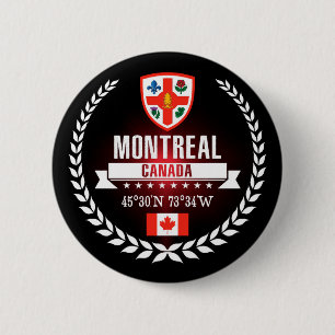 Montreal 6 Cm Round Badge