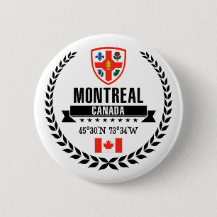 Montreal 6 Cm Round Badge