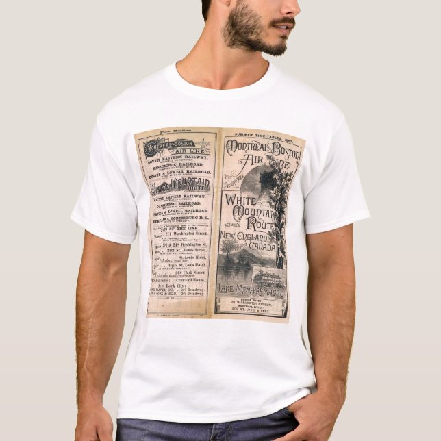 Montreal and Boston Air Line T-Shirt (Front)