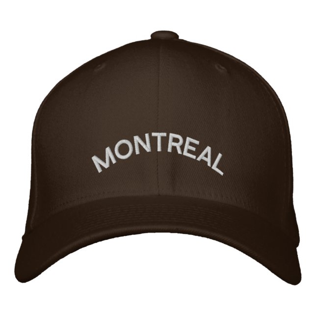 Montreal Baseball Cap Embroidered Canada Cap (Front)