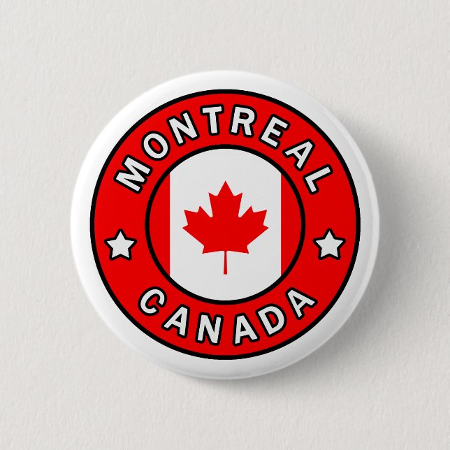 Montreal Canada 6 Cm Round Badge (Front)