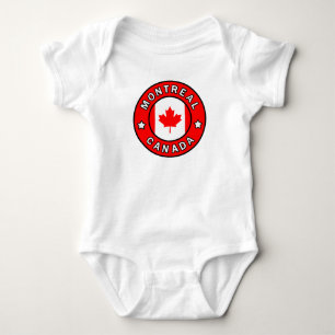 Montreal Canada Baby Bodysuit