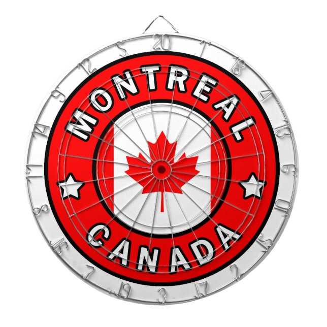 Montreal Canada Dartboard (Front)