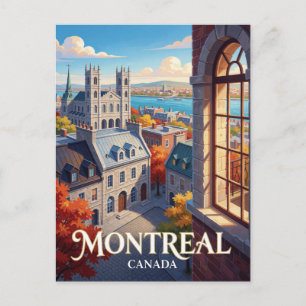 Montreal Canada French Architecture Postcard