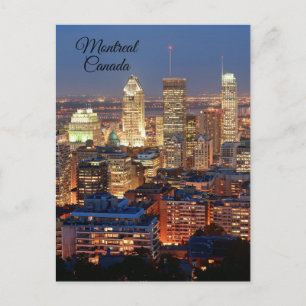 Montreal Canada Holiday Postcard