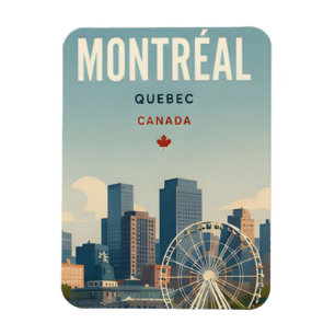Montreal Canada Old Port & French Heritage 🗺️ Magnet