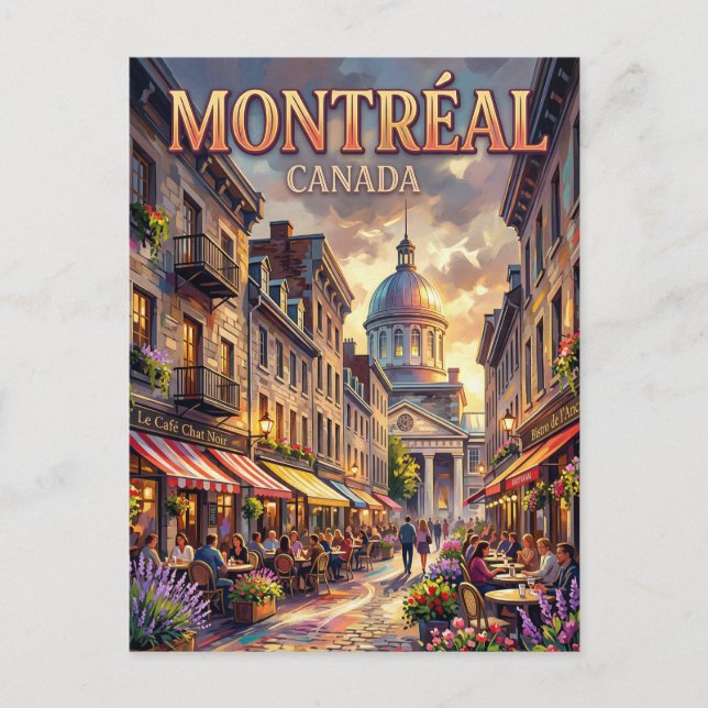 Montreal Canada Postcard (Front)