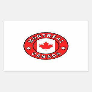 Montreal Canada Rectangular Sticker