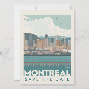 Montreal, Canada   Skyline   Save the Date