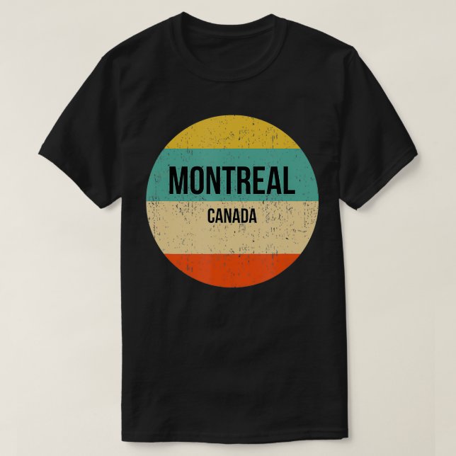 Montreal Canada  T-Shirt (Design Front)