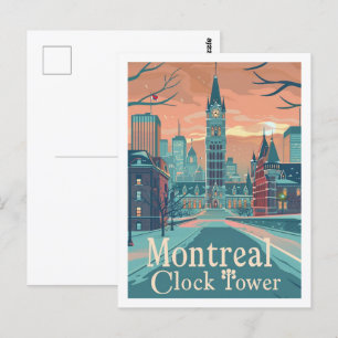 Montreal Canada Vintage Famous Travel Place Postcard