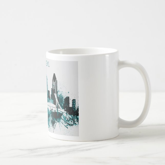 Montreal City Skyline Coffee Mug (Right)