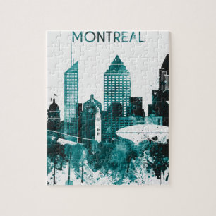 Montreal City Skyline Jigsaw Puzzle