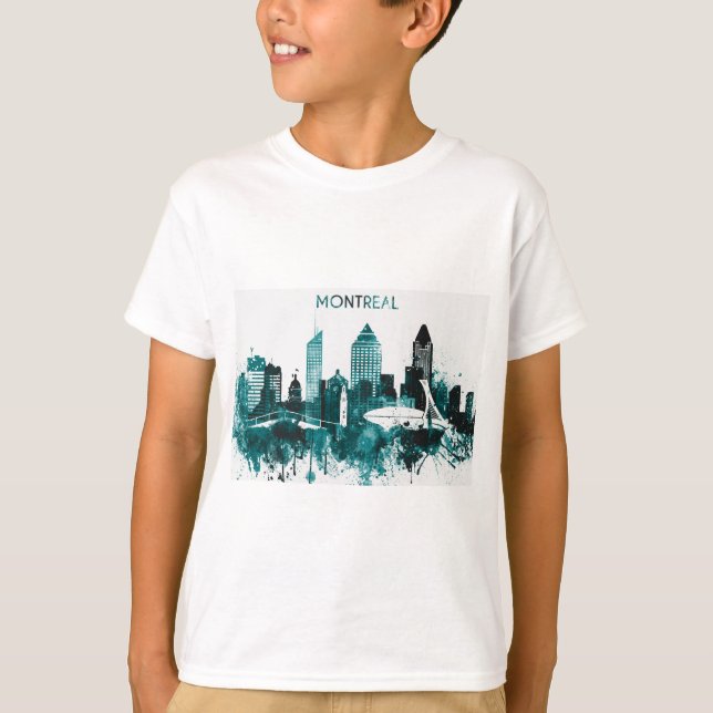 Montreal City Skyline T-Shirt (Front)